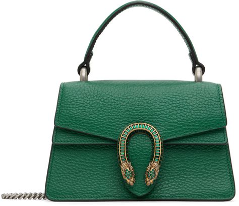 gucci green leather dionysus bag|Gucci dionysus bag used.